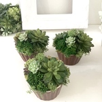 多肉植物　盛り合わせ　アーティフィシャルフラワー  引っ越し祝い   フラワーギフト    誕生日プレゼント　母の日ギフト