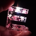 受注生産（オーダー）輝く　イニシャル　キーホルダー　
