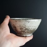 みぞれ釉飯碗