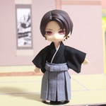 オビツ11 袴 グレー ねんどろいどどーる