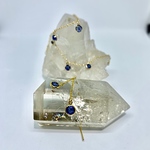 k14gf 宝石質カイヤナイト  アメリカンピアス　5mm