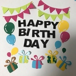 【ダイカット　誕生日セットC】
