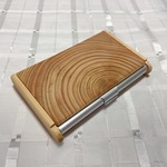 デザイン名刺入れ108（ヒノキ）