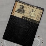  ★お名前入り★　台付きmy メモ帳・Mサイズ　　黒色　ステーショナリー３　インク瓶