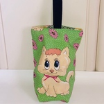 ワンちゃん&お花☆彡上履き入れシューズケース 入園入学