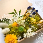 旬のミモザとラベンダー＊ハーバリウム　花材ドライフラワー　花材詰め合わせセット