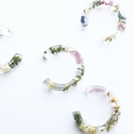 hoop flower ピアス/イヤリング【受注販売】