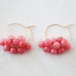 14KGF pink jade pierce[kgf3228]