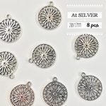 金属チャーム・菊(8個)
