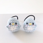 baby♡ペンギンのあみぐるみヘアゴム(受注製作)