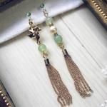 風のイメージイヤリング