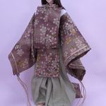 １/６ドール服　NEO剛 12インチ　狩衣（桜・麹塵）