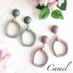 春色フープピアス／イヤリング　