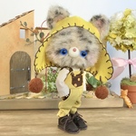 s様ご注文品『アニマルドール！耳当て付き帽子のウサギちゃん♪』