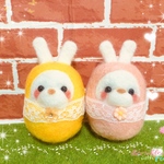 🌸ウサギさんのまんまる❤️たまごマスコット🐰🌸