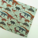 ～40cm×60cm【サイズオーダー】ランチョンマット(恐竜のマーチ(グリーン))