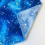 単品　40×60ランチョンマット 銀河　宇宙　男の子　ブルー
