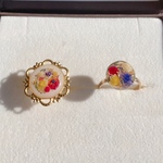 ミール皿でおしゃれなアンティークリングセット