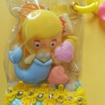 キャンディバッグ❤3/30お値引き
Cuteなマーメイドちゃん＆
キャンディ・ハートパーツ( *ˆoˆ *)
♥ミニメッセージカードつき♪🥰