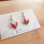 -waca- サルビア🌹ピアス/イヤリング