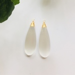 セレナイト ピアス/イヤリング