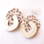 【dalmatian】\BIG/ double ring pierce ／ earring