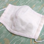 大人 ガーゼマスク  小さめ オフホワイト