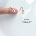 new▷mini pearl ring ピアス／ノンホールイヤリング＊受注製作＊S41