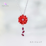 希望の花 -ガーベラネックレス-（スイートレッド）