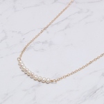 【オール 14kgf 】淡水パールの華奢ネックレス