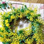 kotahime様専用ページ＊たっぷりミモザのリース＊Lサイズ＊