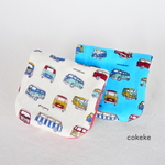 🚌 クラシックバス 🚌 ふわふわ&やわらか８重ガーゼ ハンカチ2枚セット♪♬︎♡