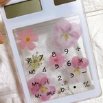 ハーバリウム電卓   お花いっぱい ピンク系