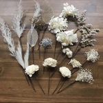 ホワイト　髪飾り　ヘッドドレス 