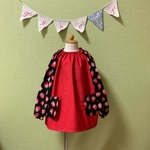 名入れ刺繍可能！可愛いいちご🍓スモック  110cm
