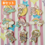 【134】Bセット通常サイズのプラ板セット♡大人気!!!当店限定♡いちごきなこさんとコラボ♪デコパーツ プラパーツ 貼り付けパーツ ハンドメイド材料  ハンドメイドアクセサリー