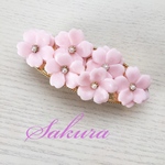 桜のバレッタ