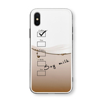 ソイラテ　強化ガラスケース/iPhoneケース/iPhone11Pro/iPhoneXS/iPhone8
