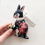hana usagi  黒うさぎ　人形 (インテリア雑貨)