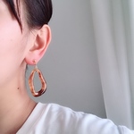 べっ甲フープ  ピアス   イヤリング