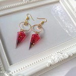 炎の精霊 ペンデュラム ピアス イヤリング