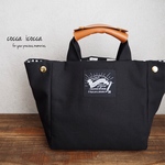 モノトーン ミニトートバッグ SS   ハンドルカバー付き