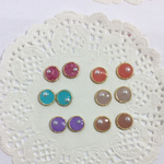 プチ丸ピアス○パール