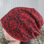 難有 難隠し 帽子 31*55 亀甲 六角 抽象文様 キャップ 室内帽子 Hand-made Kimono Cap 軽い帽子 