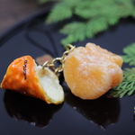 皮付きみかんのキーホルダー