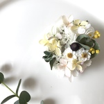 淡いお花のリースコサージュ☆入学式