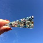 《再販♡送料無料》澄みきった空色の三角ヘアクリップ♥︎︎∗︎*ﾟ