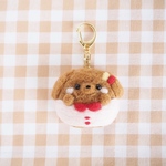 トイプードルちゃんのキーホルダー(ブラウン)