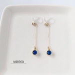 スワロフスキー＊バミューダブルーのイヤリング