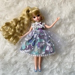 リカちゃん服　ポッピングドレス